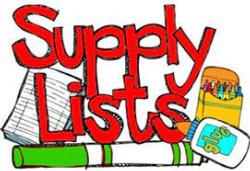 Supply Lists